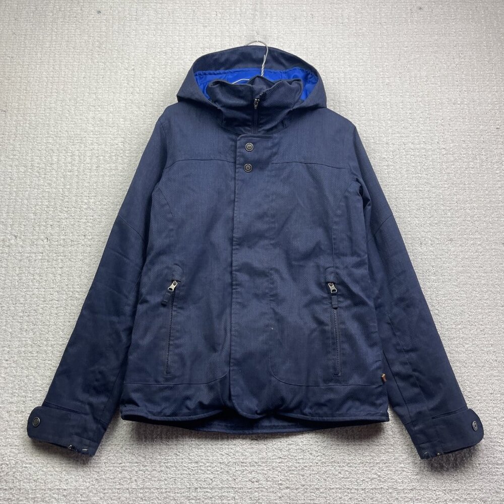 Y2K Burton Jacket Sz M Dryride Womens Blue Snowboard Ski Winter Hooded Coat